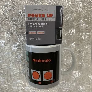 Nintendo Entertainment System NES Controller Ceramic Mug Cup Cocoa Gift Set Play